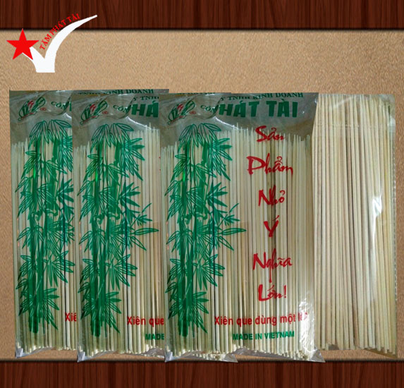 Xiên que dùng 1 lần